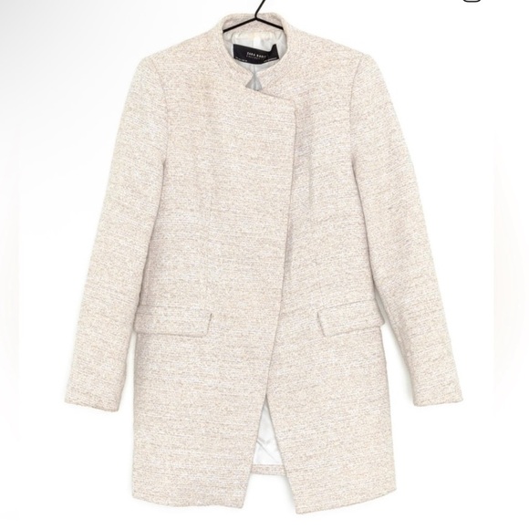 Zara Jackets & Blazers - Zara Women's Cream minimalist business casual Blazer
